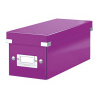 Archivan krabice na CD Leitz Click-N-Store WOW, purpurov