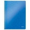 Blok Leitz WOW A4, linkovan, modr
