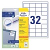 Univerzln etikety Avery 4789, 48,3x33,8 mm, bl, 25+5 l.