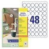 Snmateln etikety Avery 6223REV- 10 koleka, 30 mm, 10 list