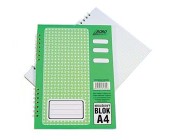 Blok BOBO A4, tverekovan, bon spirla, 50 list