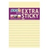 Samolepic bloek Stickn 150 x 101 mm, pastelov lut