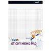 Samolepic blok Stickn 254x178 mm, tverekov., 50 l., bl