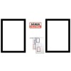 Magnetick rmeek Duraframe A4, ern, 5 ks - Akce