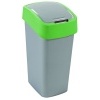 Odpadkov ko Flipbin, 45 l, stbrn/ zelen