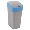 Odpadkov ko Flipbin, 45 l, stbrn/ modr