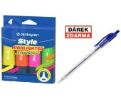 Zvrazova Centropen Style 6252 Fluo, sada 4 barvy - Akce